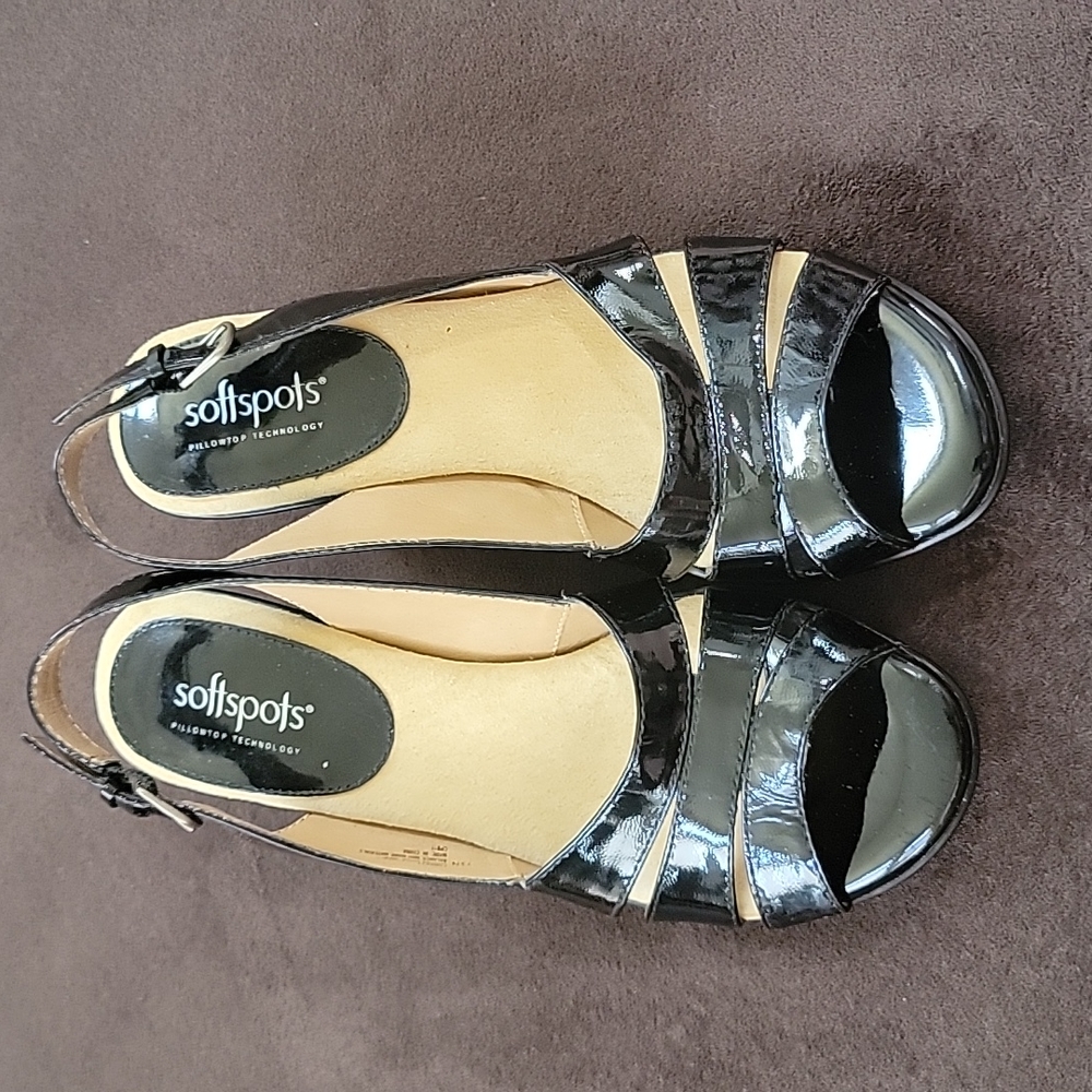 Softspots Women's Neima slingback black sz 7 1/2 N